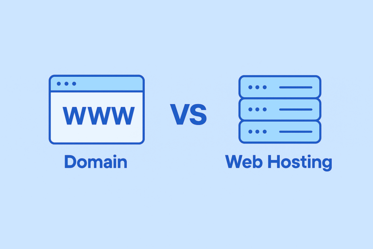 What’s the Difference Between a Domain and Hosting?