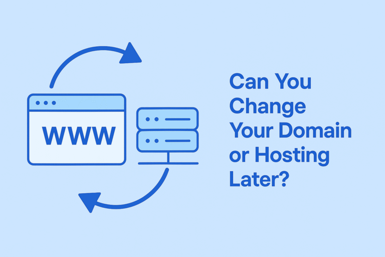 Can You Change Your Domain or Hosting Later?