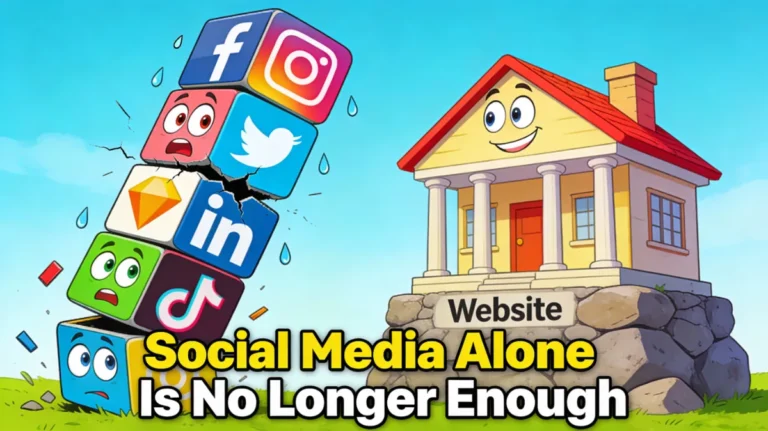 Social Media Alone Is No Longer Enough you do need a website