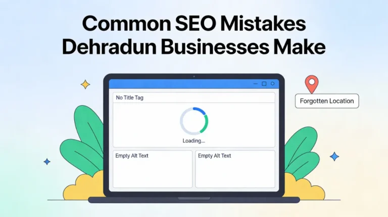 Common SEO Mistakes Dehradun Businesses Make (And How to Fix Them)