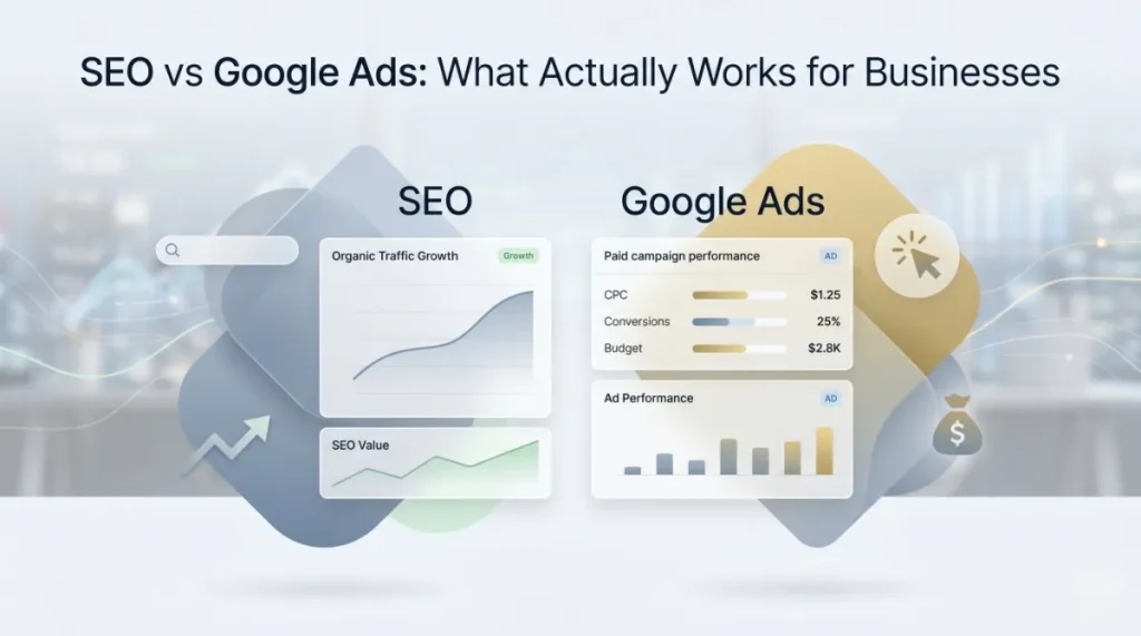 SEO vs Google Ads What Actually Works for Businesses in Dehradun (Real Answer, Not Theory)